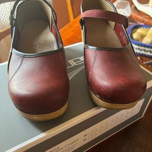 Size 38 Dansko Mary janes, gently used